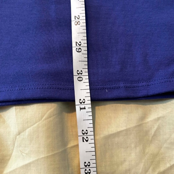 NEW PHOTOS! COLD SHOULDER TUNIC, ROYAL PURPLE, SIZE 2X, KIMONO SLEEVES, WITH - Picture 5 of 15
